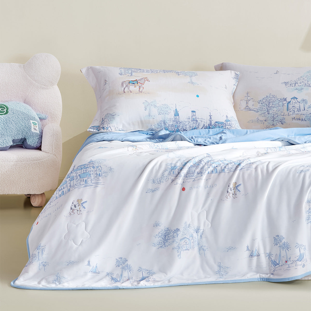 NakedFeel™ Knitted IceSkin Quilt (Garden Bunny Edition)