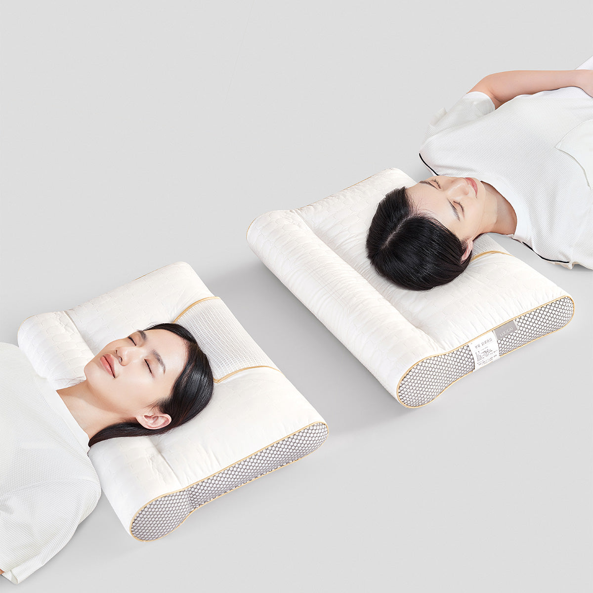 DualSense Stretch-Zoned Neck Support Pillow (Herbal Edition)