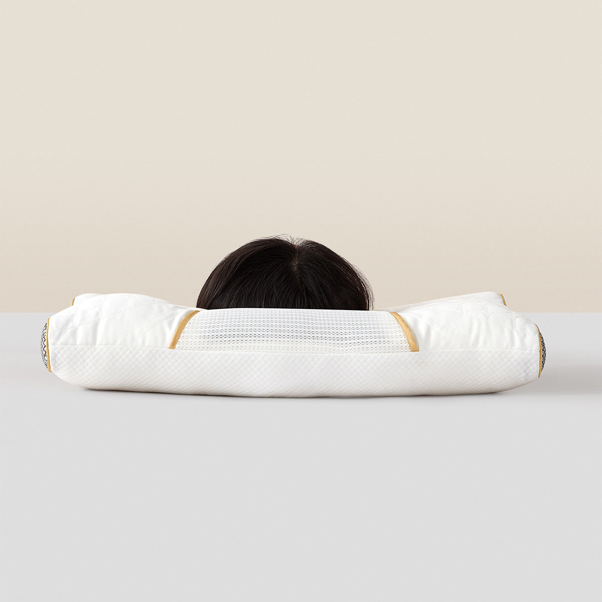 DualSense Stretch-Zoned Neck Support Pillow (Herbal Edition)
