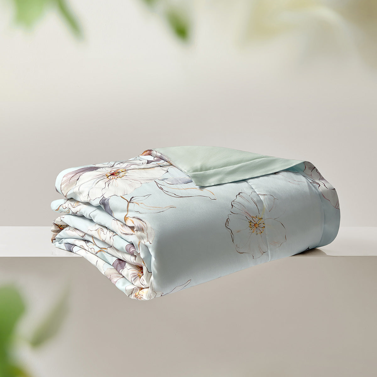 Silk·Lyocell Cotton & Silk Washed Summer Quilt