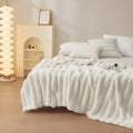 Luxury Faux Fur 2-in-1 Blanket&Pillow Cover