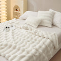 Luxury Faux Fur 2-in-1 Blanket&Pillow Cover