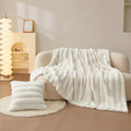 Luxury Faux Fur 2-in-1 Blanket&Pillow Cover