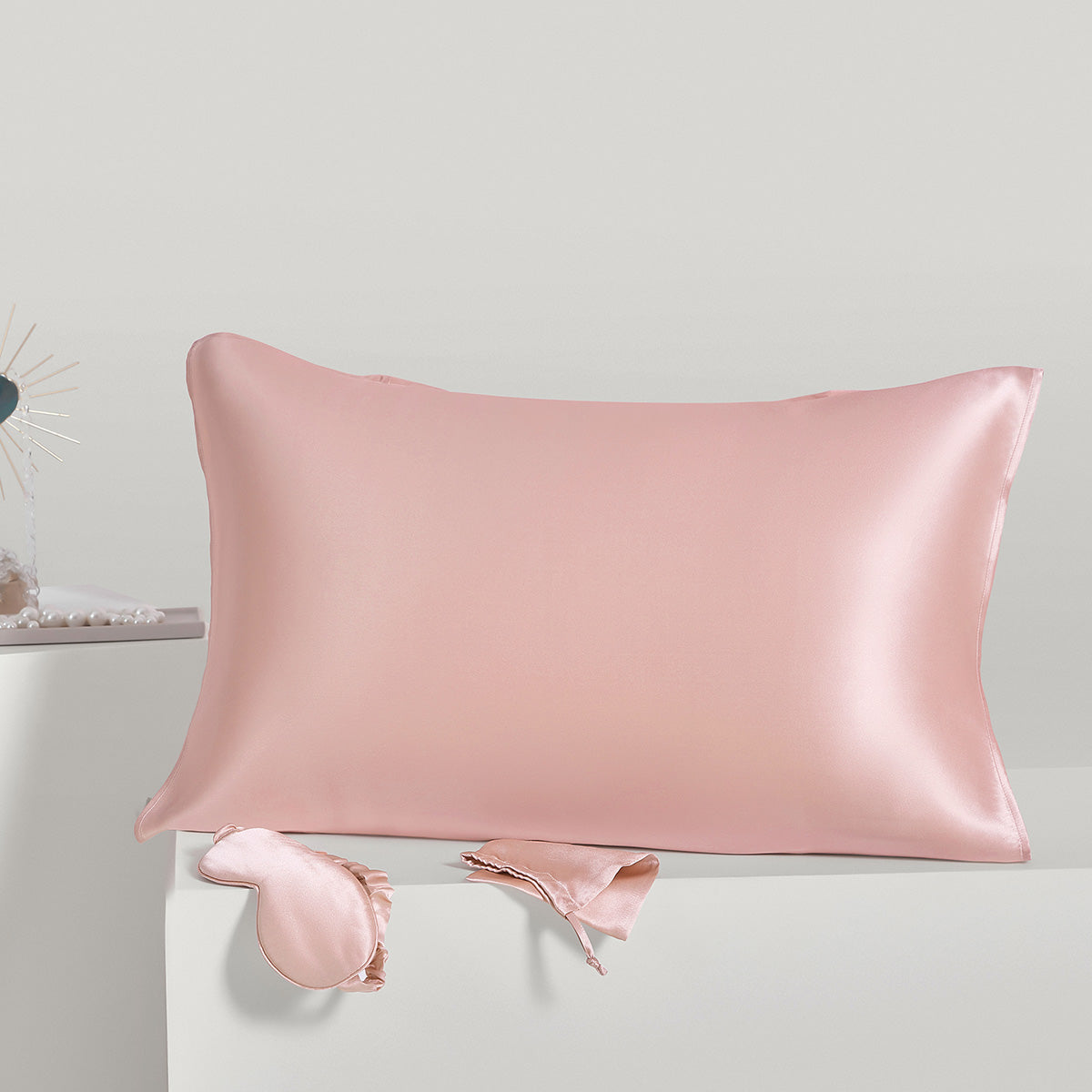 Texsoft 100% Mulberry Silk（16 MM）3 in 1 Serenity Sleep Sets with Gift Box