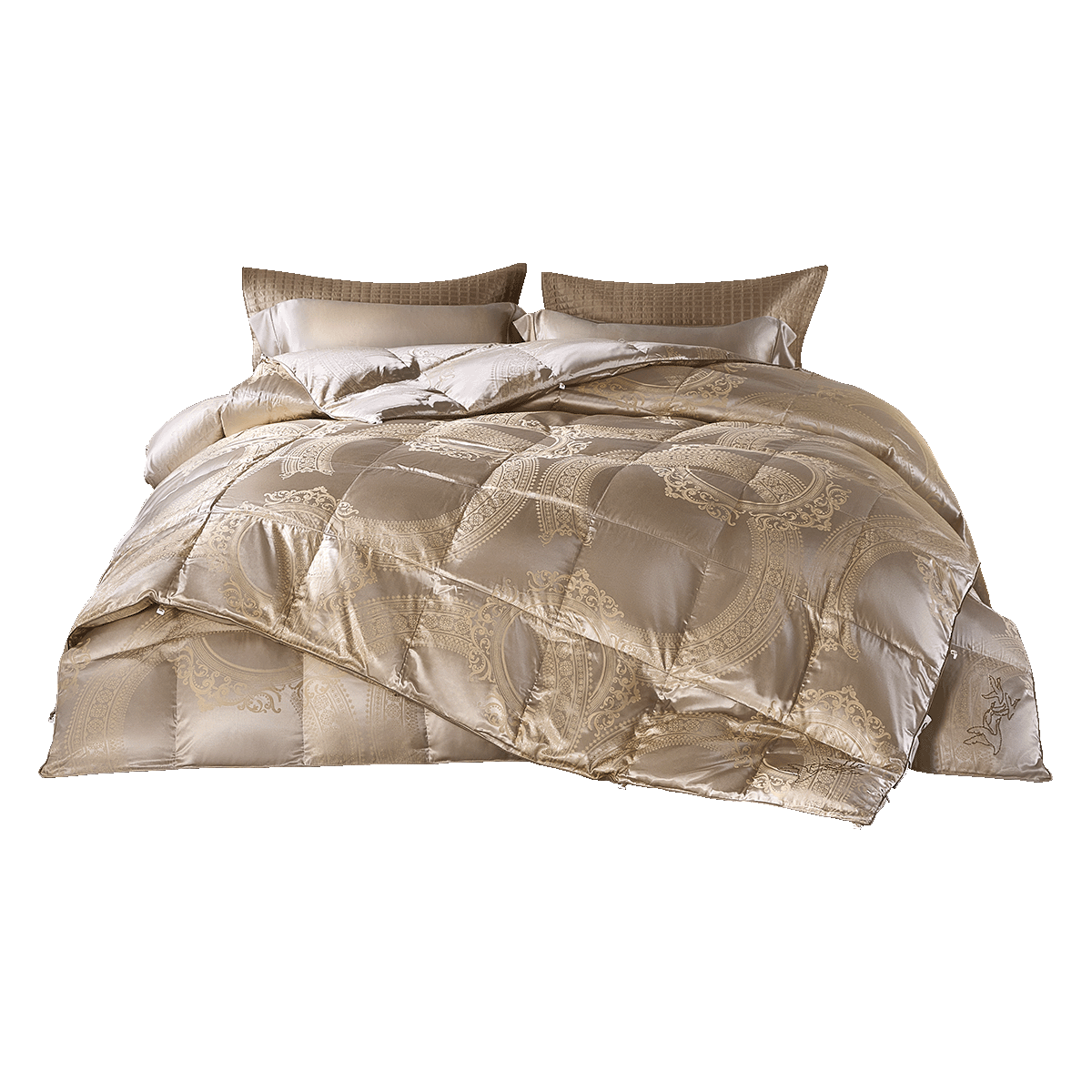 RoyalNest™ Polish-Imported 95% White Goose Down 2-in-1 Comforter