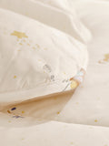 Kids Playful Soy Silk Quilt: 100% Cotton & Antibacterial Bedding