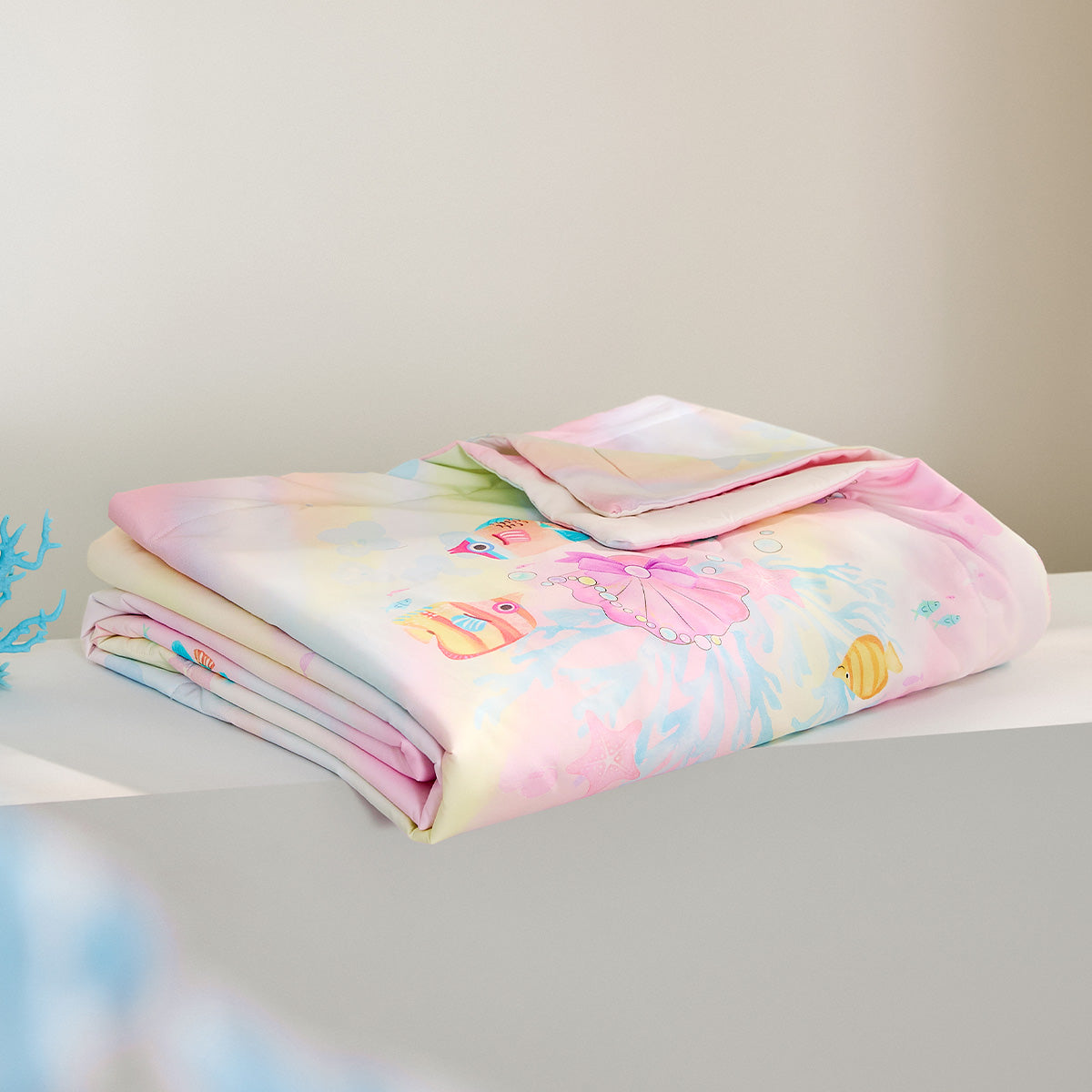 100% Mulberry Silk Summer Quilt - Machine Washable Comforter-Kids