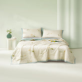 BloomScape™ Washable Silk Summer Comforter - Organic Cotton & Silk Collection