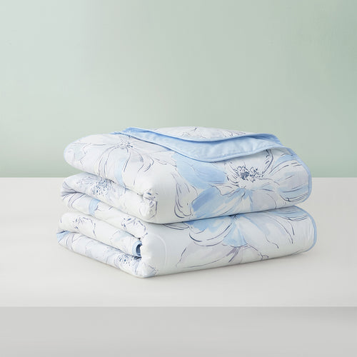 100% Cotton Antibacterial Fiber Washed Summer Quilt